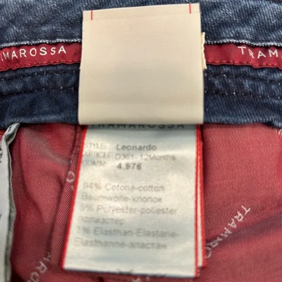 Tramarossa Leonardo Slim Fit Soft Touch 5-pocket Jeans, Men's Sz 36 - Picture 16 of 16